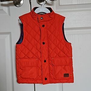 Ted Baker Kid's Zip-Up Puffy Vest 4 Years Red